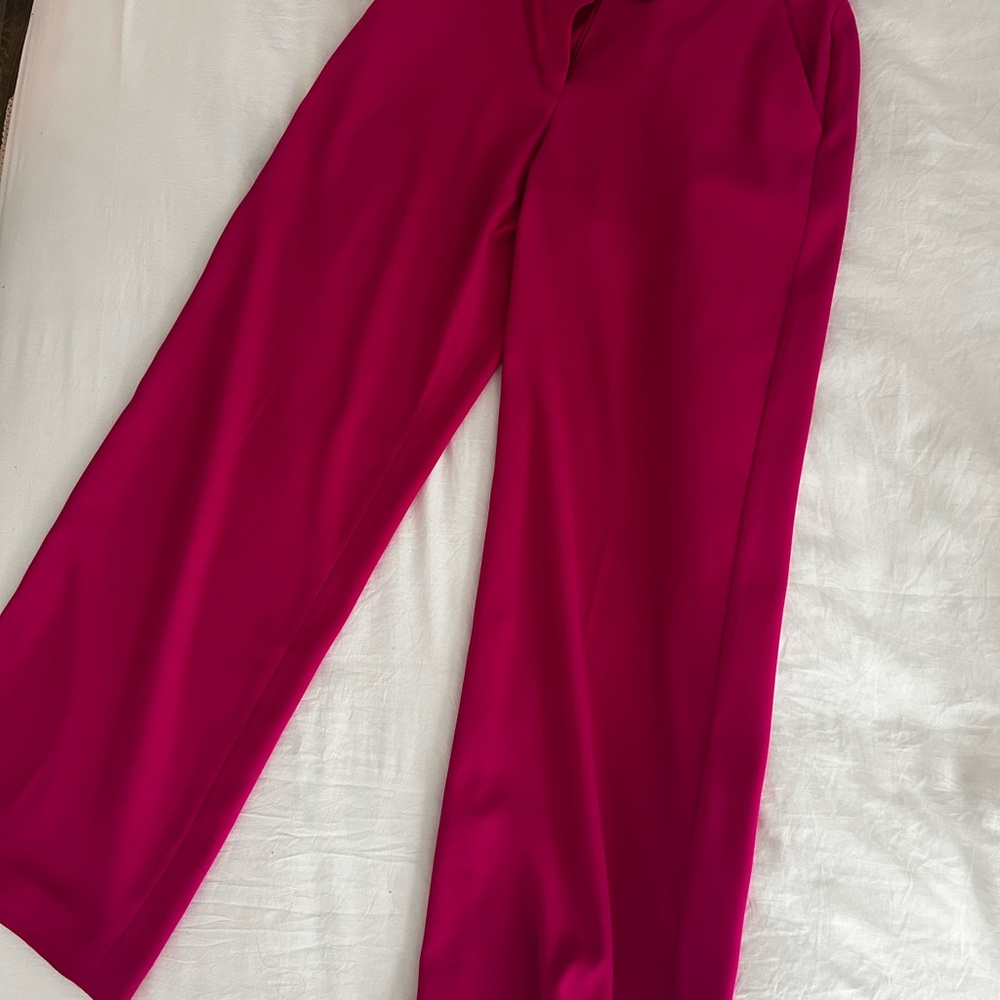 Express Hot Pink Wide-Leg Pants